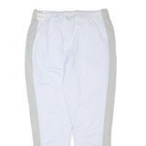 NIKE Mens Joggers White & Grey XL W34 L30 Regular Fit Tapered Leg Sportswear
