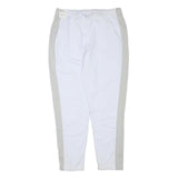 NIKE Mens Joggers White & Grey XL W34 L30 Regular Fit Tapered Leg Sportswear