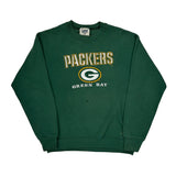 Green Bay Packers Lee Sport Nfl Sweatshirt - Medium Green Cotton