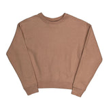 Reverse Weave Champion Sweatshirt - Small Brown Cotton Blend