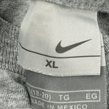 Age 14-16 Nike Long Sleeve T-Shirt - XL Grey Cotton