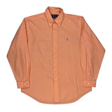 Ralph Lauren Shirt - Large Orange Cotton