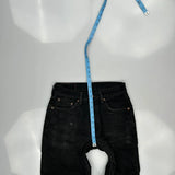 550 Levis Jeans - 29W 32L Black Cotton