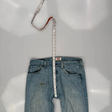 Levis 501 Jeans - 34W 32L Light Wash Cotton