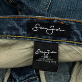 Sean John Hip Hop Jeans - 38W 31L Blue Cotton