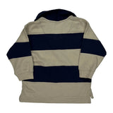 Age 24 Months Mc Kids Striped Rugby Shirt - XS Beige Cotton