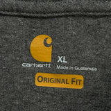 Commercial & Residential Contracting Carhartt T-Shirt - XL Gray Cotton
