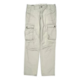 Unbranded Cargo Trousers - 34W 30L Beige Cotton