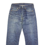 LEVI'S 501 Mens Jeans Blue Regular Straight Denim Medium W31 L27 Classic Zip