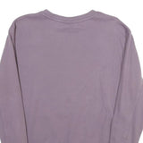 FILA Mens Purple Sweatshirt Crew Neck L Cotton Blend Pullover Classic Sportswear