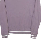 FILA Mens Purple Sweatshirt Crew Neck L Cotton Blend Pullover Classic Sportswear