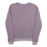 FILA Mens Purple Sweatshirt Crew Neck L Cotton Blend Pullover Classic Sportswear