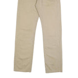 LEVI'S Mens Cotton Beige Regular Straight Trousers W32 L34 Casual Classic Zip