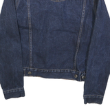 ARIZONA JEAN COMPANY Womens Blue Denim Jacket M Cotton Classic Button Closure