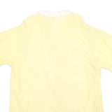 GIOCCO Mens Yellow Shirt M Cotton Summer Casual Short Sleeve Button