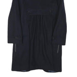 MAX&CO Womens Black Wool Tailored Coat XS Button Closure Classic Outerwear