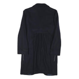 MAX&CO Womens Black Wool Tailored Coat XS Button Closure Classic Outerwear