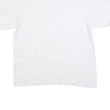 COTTON DELUXE Mens White Master Composter Volunteer Printed Short Sleeve L Polo