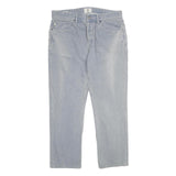 TIMBERLAND Mens Jeans Light Blue Regular Straight Denim W34 L30 Button Closure