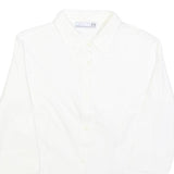 SERGIO TACCHINI Womens White Shirt S Classic Cotton Blend Button-Up