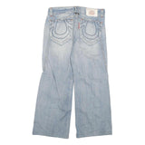 OLD ARMY Womens Jeans Blue Relaxed Wide-Leg Denim Light W32 L26 Stylish