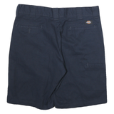 DICKIES Mens Shorts Navy Blue Casual XL W34 Workwear Durable Cotton Blend