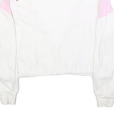 LEVI'S Womens White & Red & Pink Sweatshirt Crew Neck XS Cotton Blend Casual