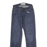 LEVI'S 505 Mens Jeans Blue Regular Straight Denim Medium W26 L26 Classic Fit Zip