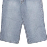 JACK JONES Mens Denim Blue Casual Shorts L W37 Button Fly Relaxed Fit Summer