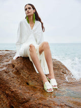 🌽 Peddle Corn leather Sandal