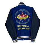 Cheer & Dance National Champion Unbranded Varsity Jacket - Small Blue Wool Blend