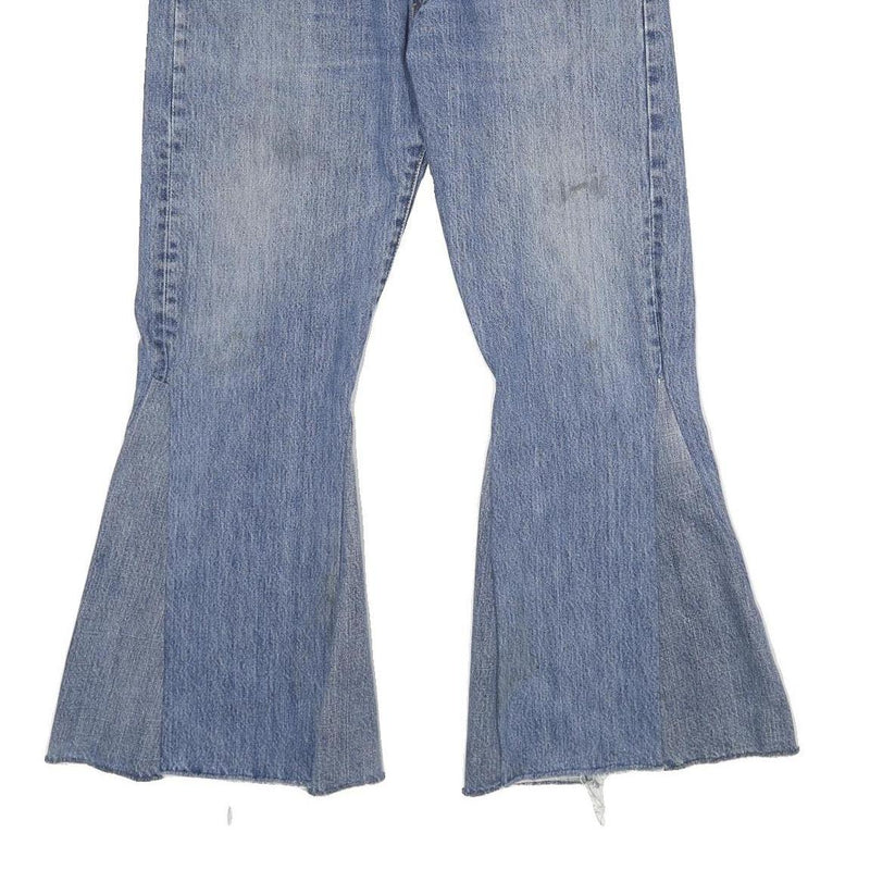 LEVI'S 501 Mens Jeans Blue Classic Flared Denim Medium W34 L30 Button Closure