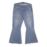 LEVI'S 501 Mens Jeans Blue Classic Flared Denim Medium W34 L30 Button Closure