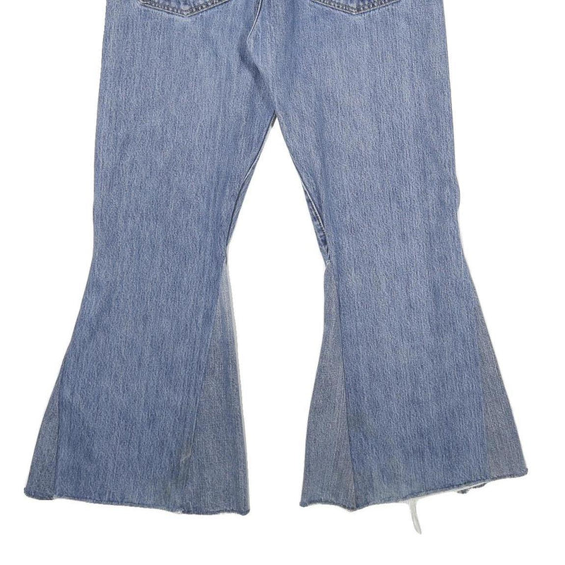 LEVI'S 501 Mens Jeans Blue Classic Flared Denim Medium W34 L30 Button Closure