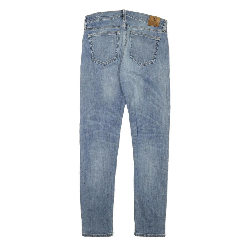 RALPH LAUREN Womens Jeans Blue Slim Skinny Denim Medium W28 L29 Classic Zip
