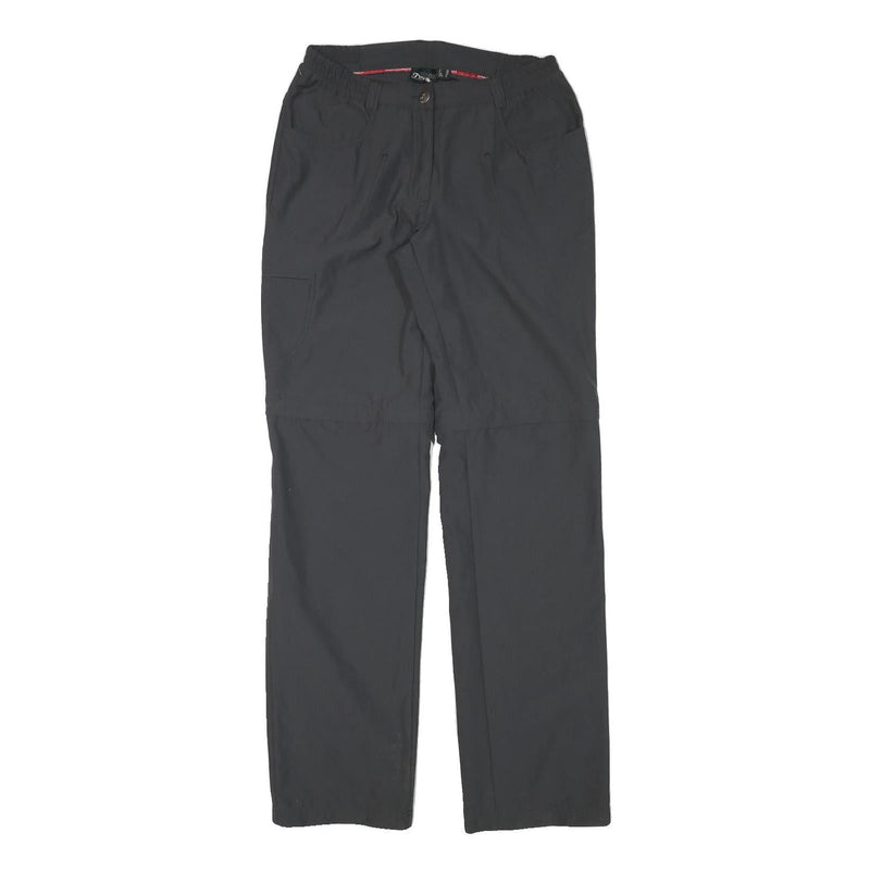 HIGH COLORADO Womens Polyester Blend Black Regular Fit Straight Trousers W29 L33