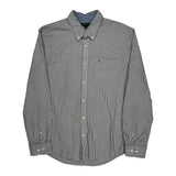 Tommy Hilfiger Striped Shirt - Large Black & White Cotton
