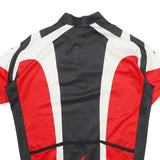 SPECIALISED Mens Black & Red Graphic T-Shirt M Short Sleeve 1/4 Zip Cycling