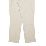 ICEPEAK Womens Beige Regular Trousers W32 L30 Polyester Blend Zip Casual Outdoor