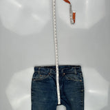 Orange Tab Boot Cut Levis Jeans - 32W 31L Blue Denim