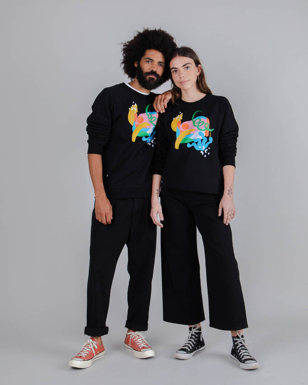 Midnight Flowers Sweatshirt by Coco Dávez