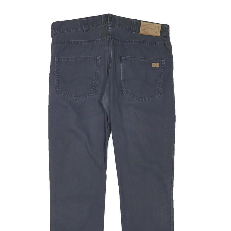 DICKIES Mens Regular Fit Navy Cotton Blend Straight Trousers W34 L31 Workwear