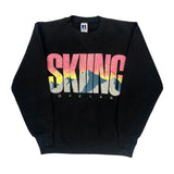 Made In USA Russell Athletic Graphic Sweatshirt - Medium Black Cotton