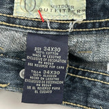 Outdoor Outfitters Carpenter Jeans - 35W 30L Blue Cotton