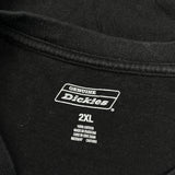 Dickies Long Sleeve T-Shirt - 2XL Black Cotton