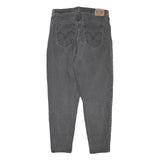 LEVI'S Womens Slim Grey Denim Slim Jeans W31 L27 Classic Fit Zip Closure