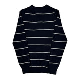 Tommy Hilfiger Striped Sweater - Small Navy Cotton