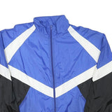 EASTBOY Mens Blue & Black Laramie Blizzard Sports Jacket L Polyester Woven Zip