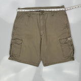 Wrangler Cargo Shorts - 36W 10L Khaki Cotton