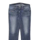 LEVI'S Womens Blue Slim Skinny Denim Medium W30 L27 Jeans Stylish Zip